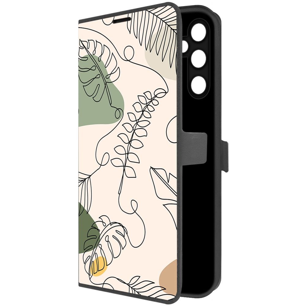 

Чехол-книжка Krutoff Eco Book для Samsung Galaxy A05s Линия весны (черный)