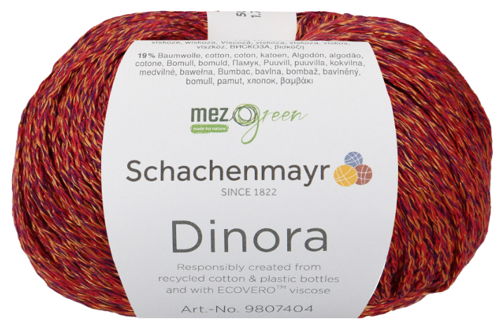 

Пряжа Schachenmayr 9807404 Dinora (00033, paprika), Dinora