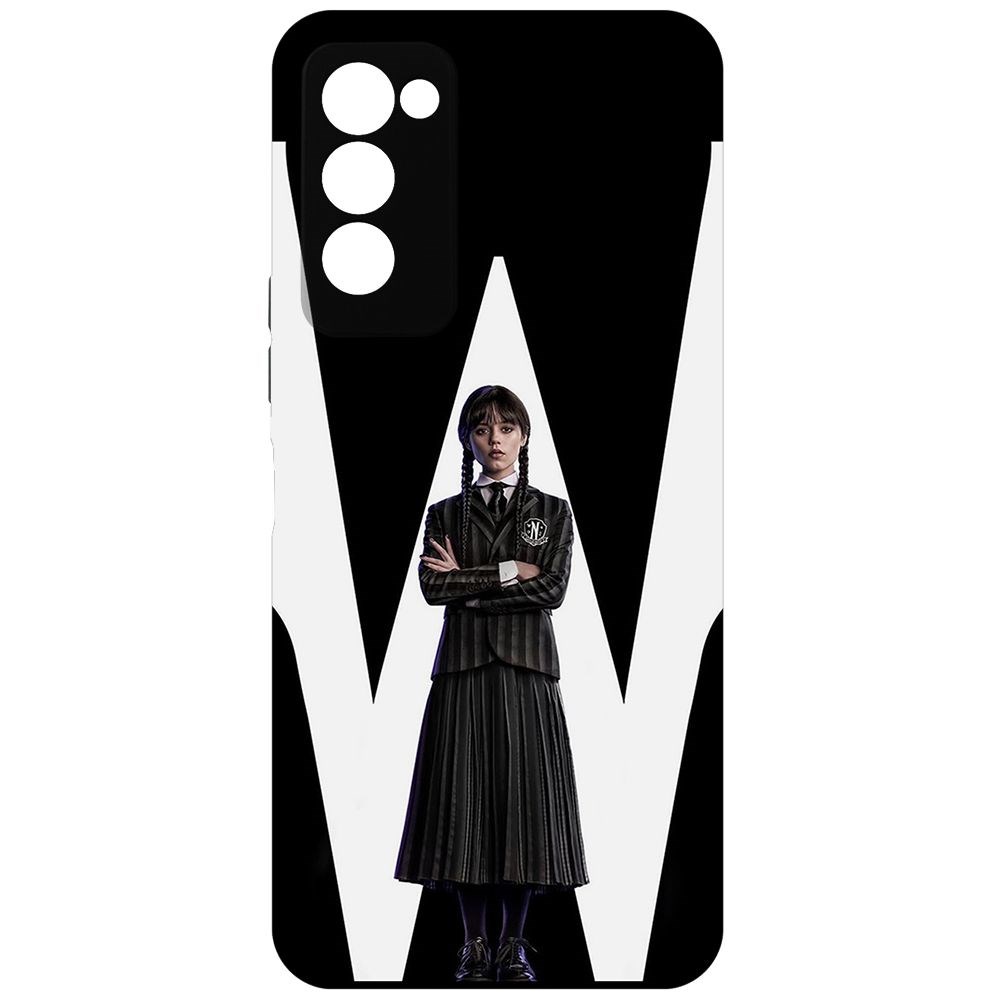 

Чехол-накладка Софт Уэнсдей Аддамс - Уэнсдей для TECNO Camon 18, Черный