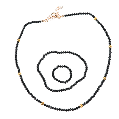 

Комплект (чокер + браслет+кольцо) из бижутерного сплава 43 см Beriotti 316-366, 316-366