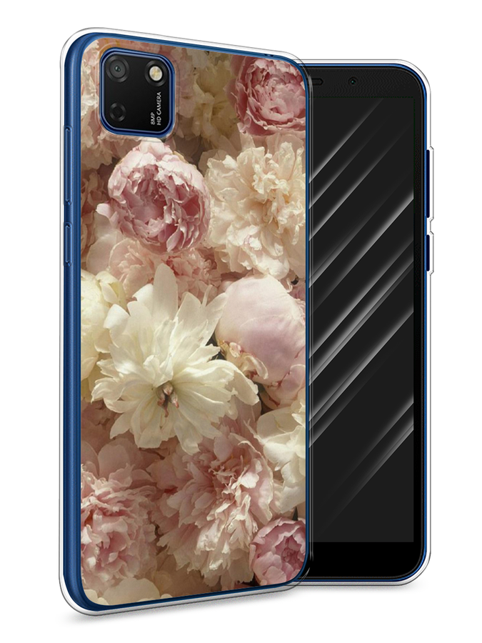 

Чехол Awog на Honor 9S "Пионы светлые", Бежевый;коричневый, 6102650-8