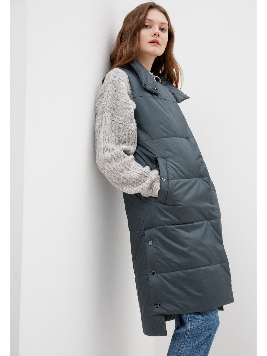 

Утепленный жилет женский Avi A-12005А зеленый 38 EU, A-12005А