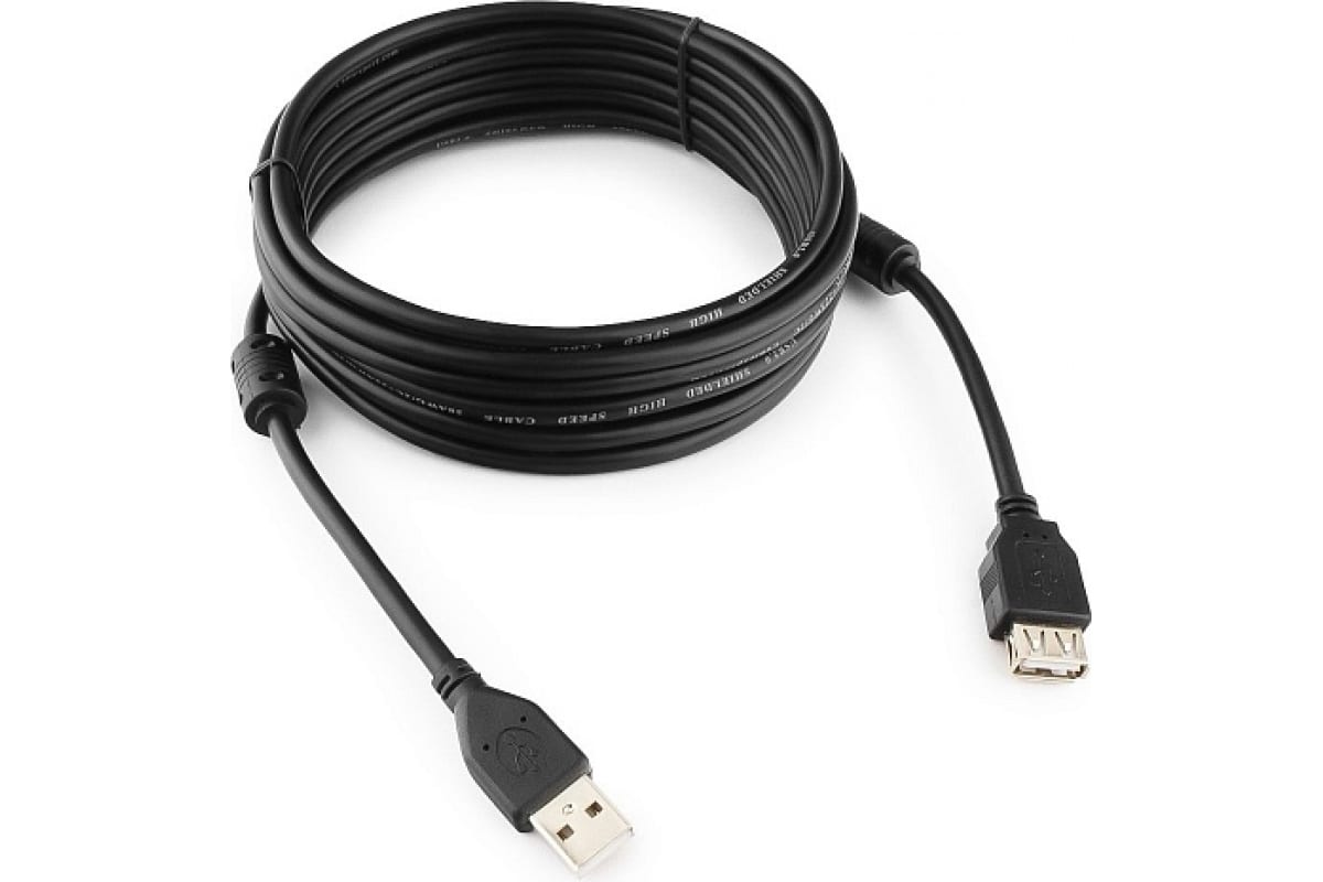 Экранированный кабель-удлинитель Cablexpert CCF2-USB2-AMAF-15