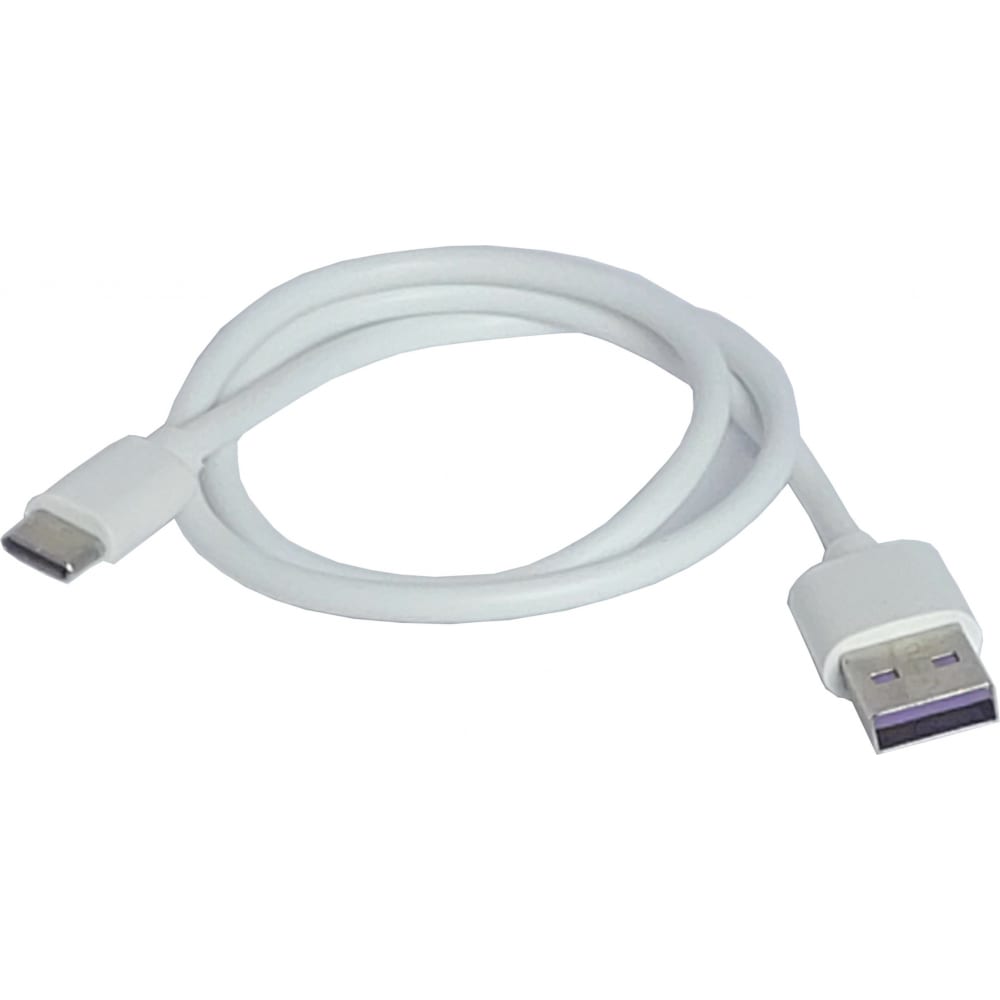 Кабель Nord-Yada USB - USB Type-C, для зарядки, белый 908962