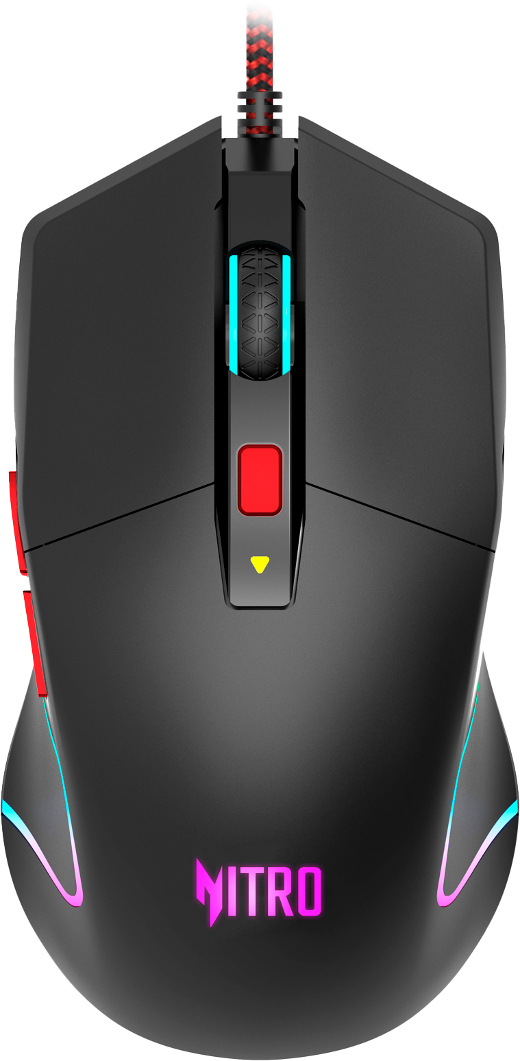 Проводная игровая мышь Acer Nitro OMW301 черный (ZL.MCECC.024)