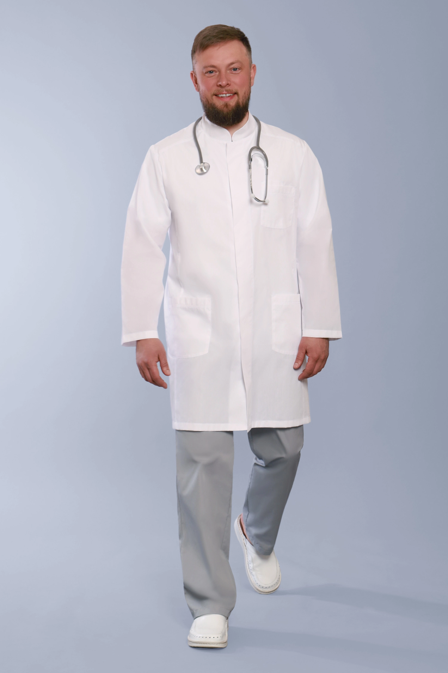 

Халат медицинский мужской Doctor Big 550 белый 50 RU, 550
