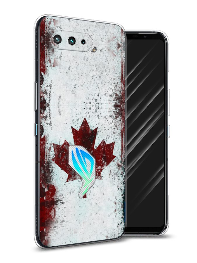 

Чехол Awog на Asus ROG Phone 5 "Канада", Белый;красный;черный, 44250-5
