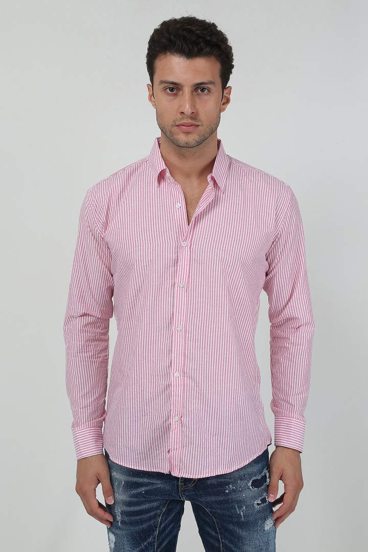 

Рубашка мужская Terapi Giyim 25645 красная 2XL (товары доставляются из-за рубежа), 25645