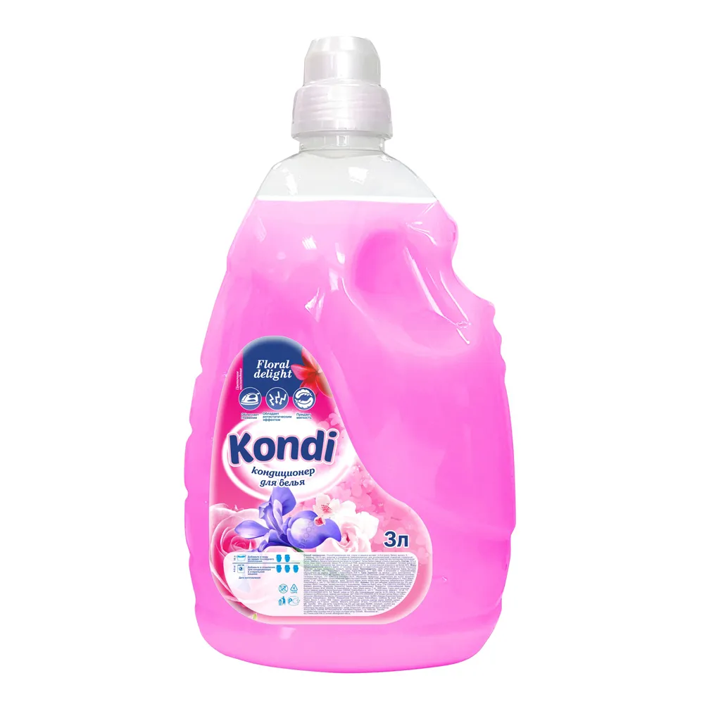 фото Кондиционер для белья kondi floral delight 3л