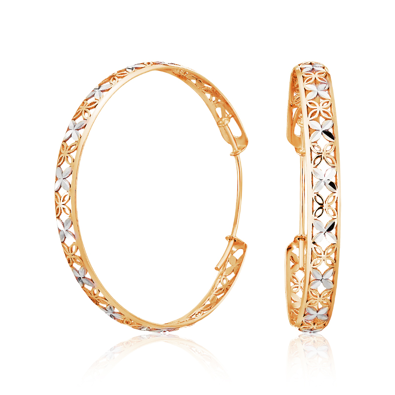

Серьги конго из красного золота ЮВЕЛИР КАРАТ 1024601/9, 1024601/9