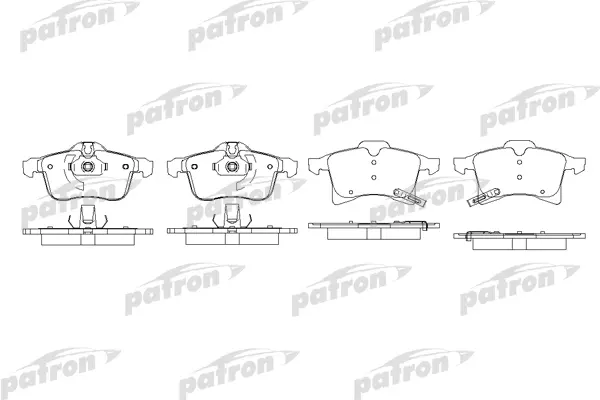 

Тормозные колодки PATRON дисковые PBP1640