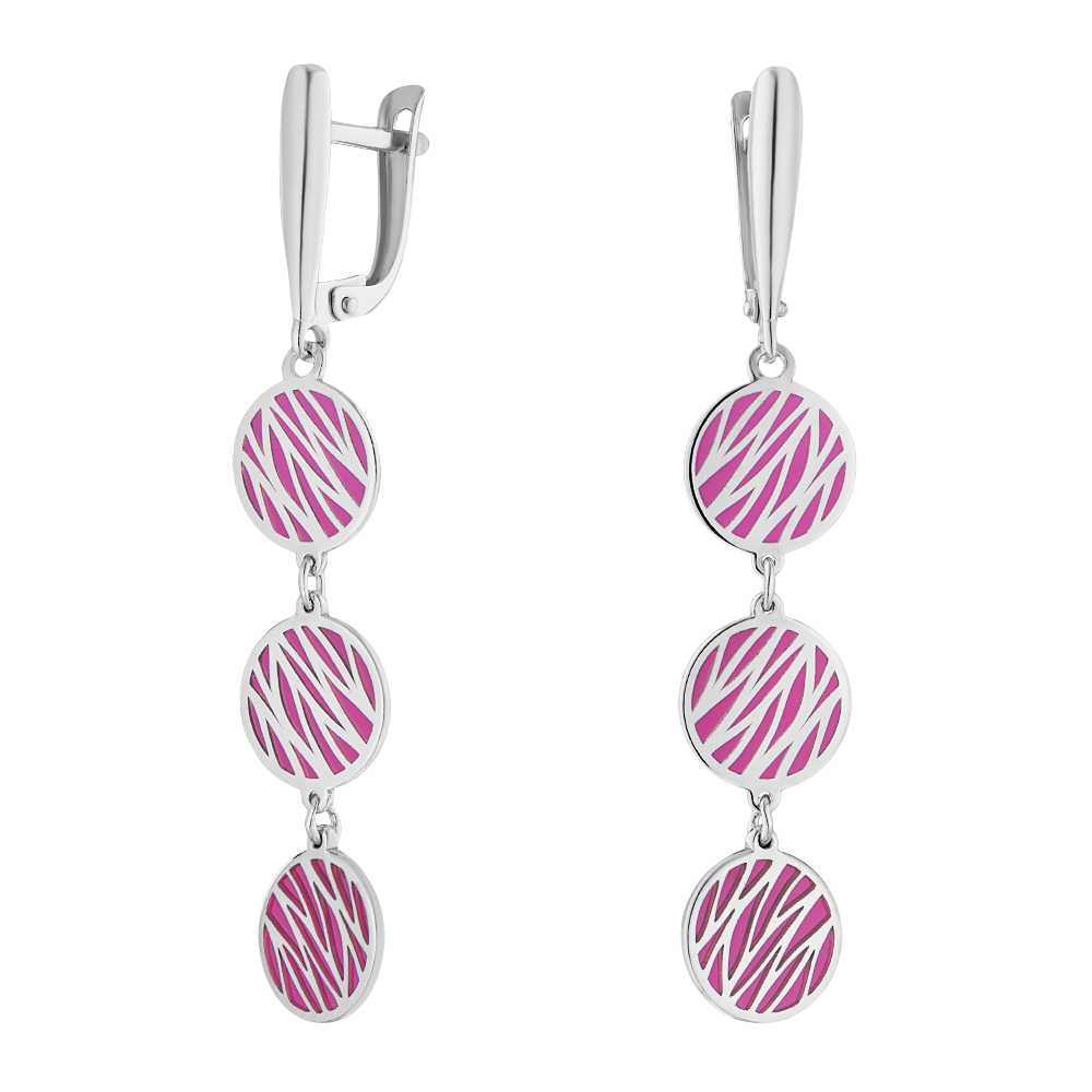 

Серьги из серебра с эмалью ЮВЕЛИР КАРАТ 2028591/9р