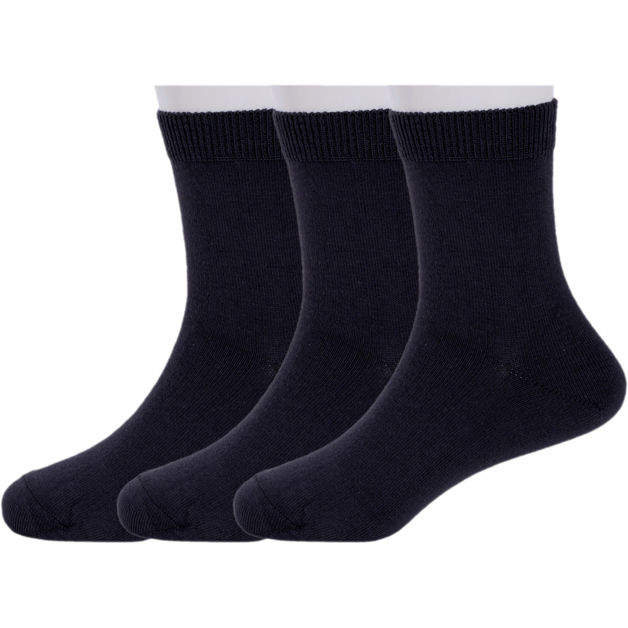 Носки детские Rusocks 3-Д-25/1, черные, 18-20 черный