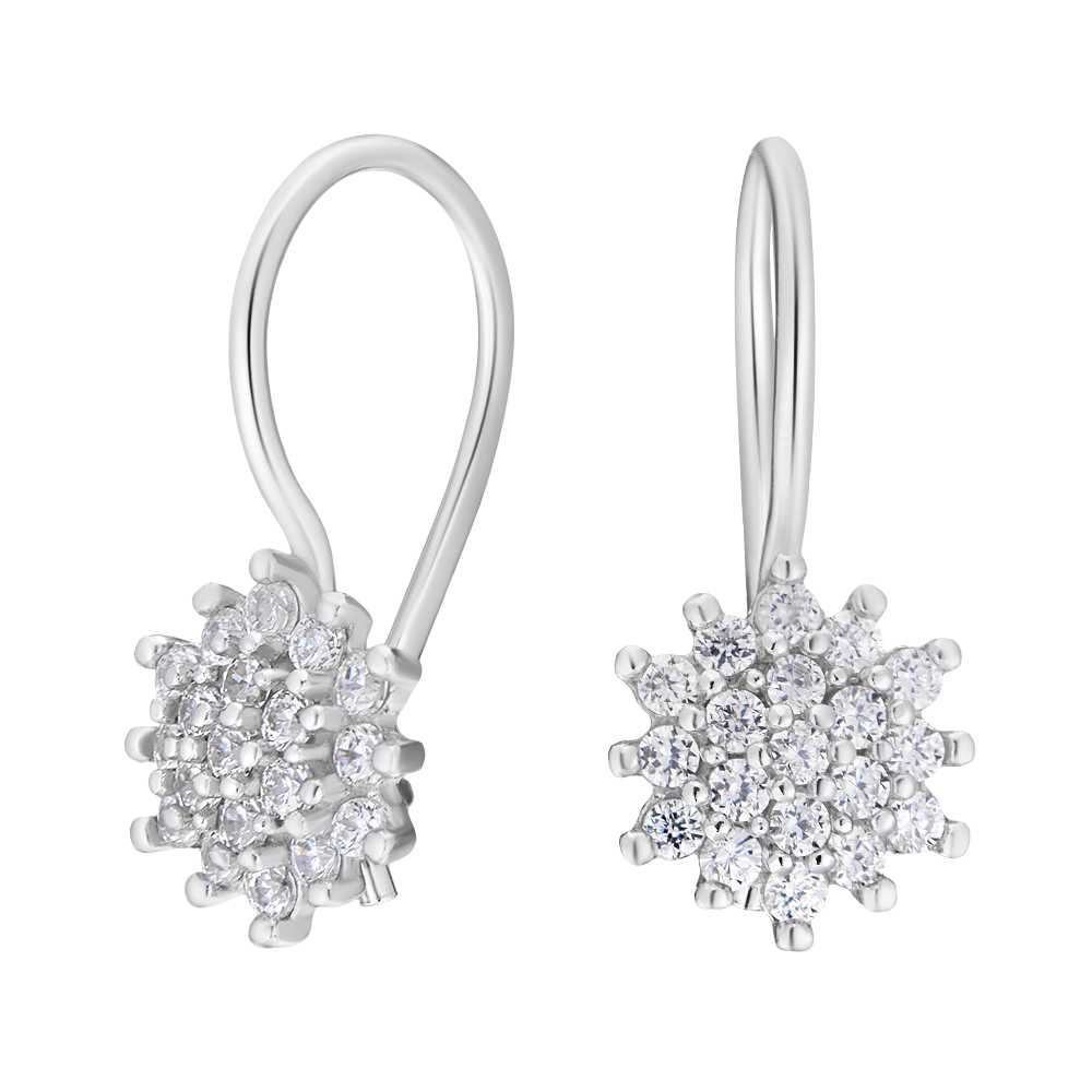 

Серьги из серебра с фианитом ЮВЕЛИР КАРАТ 2126753/9, 2126753/9