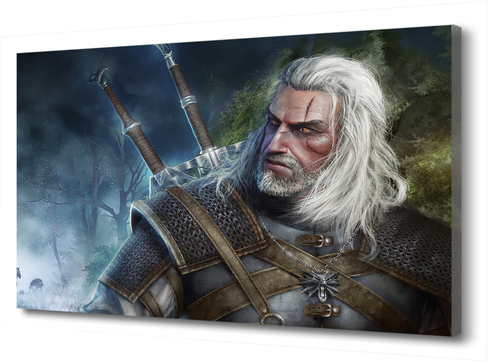 

Картина на холсте Фентези The Witcher PRC-92 (60x40см). Натуральный холст