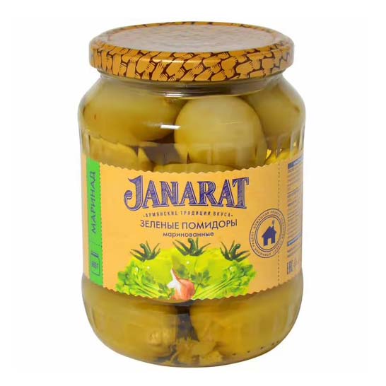 

Помидоры Janarat зеленые маринованные 680 г