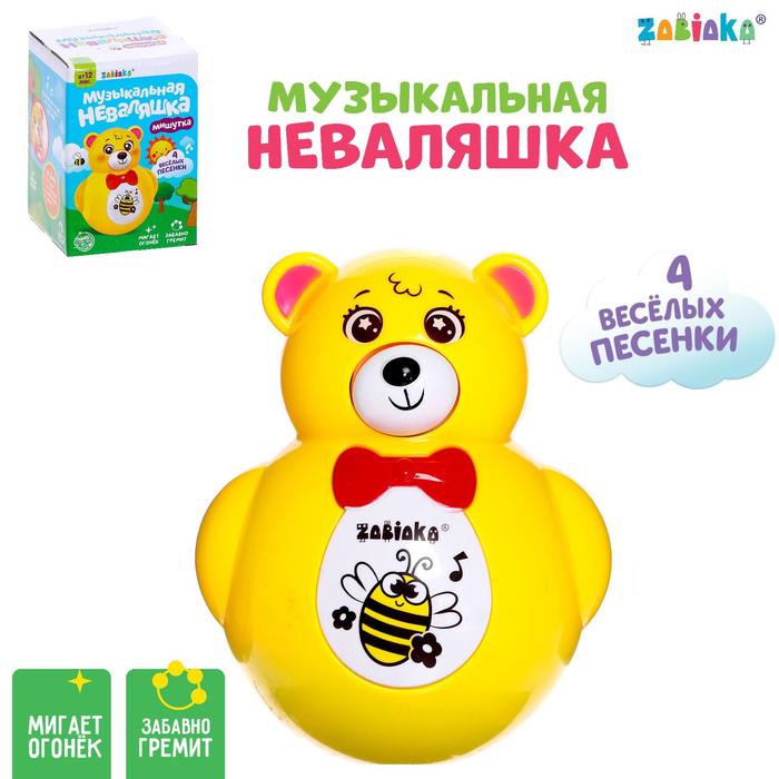 

Неваляшка ZABIAKA Мишутка звуковые эффекты, в коробке, "Мишутка" звуковые эффекты, в коробке