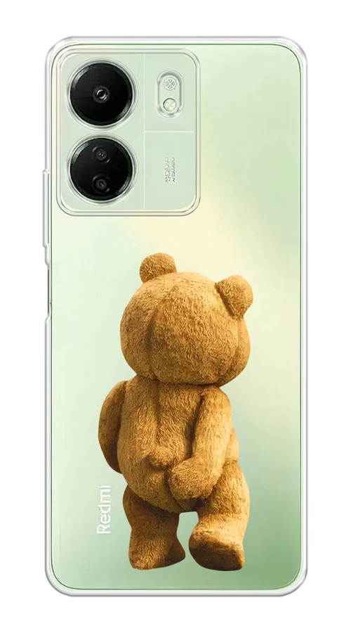 

Чехол на Xiaomi Redmi 13C/Poco C65 "Медвежья спина", Коричневый;прозрачный, 320650-1