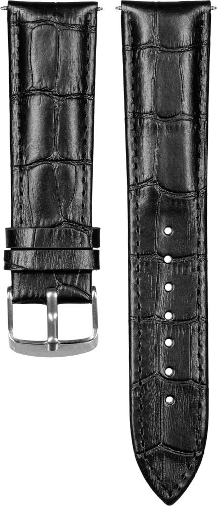 

Ремешок кожаный GSMIN Crocodile 22 для Amazfit GTR 2 Classic (Черный), Ремешок кожаный GSMIN Crocodile 22 для Amazfit GTR 2 Classic