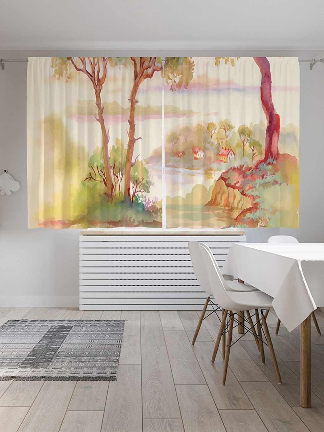 

Шторы JoyArty c фотопечатью "Болотные деревья" из сатена, 290х180 см, Болотные деревья