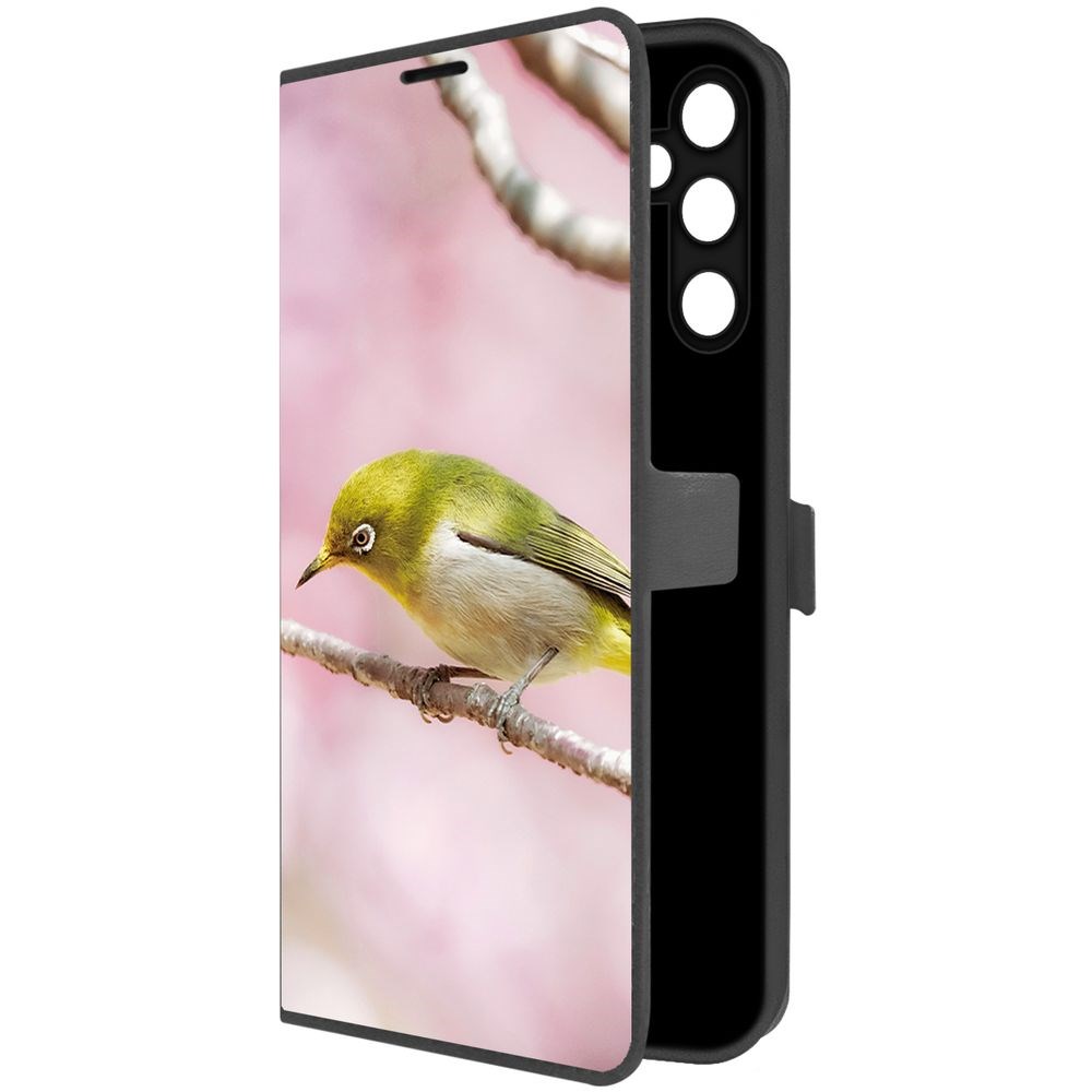 

Чехол-книжка Krutoff Eco Book для Samsung Galaxy A05s Японская белоглазка (черный)
