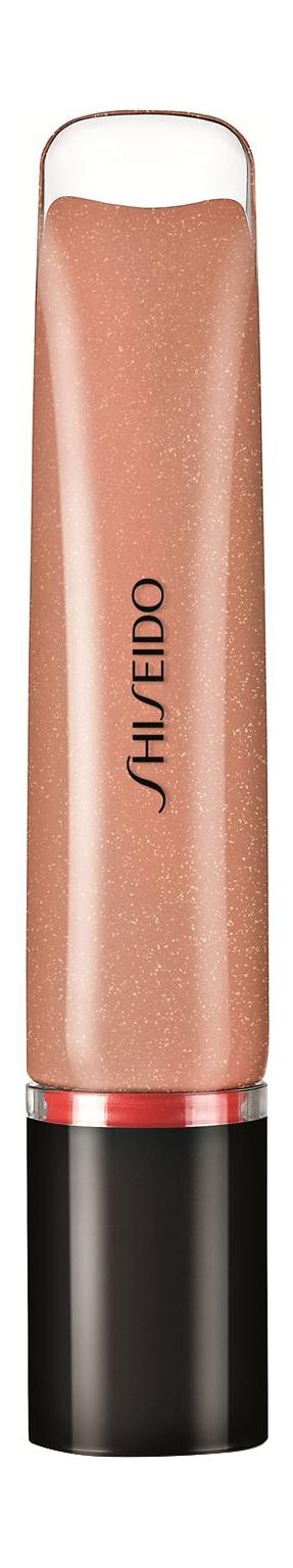 фото Блеск для губ shiseido shimmer gelgloss ультрасияющий, 3 kurumi beige, 9 мл