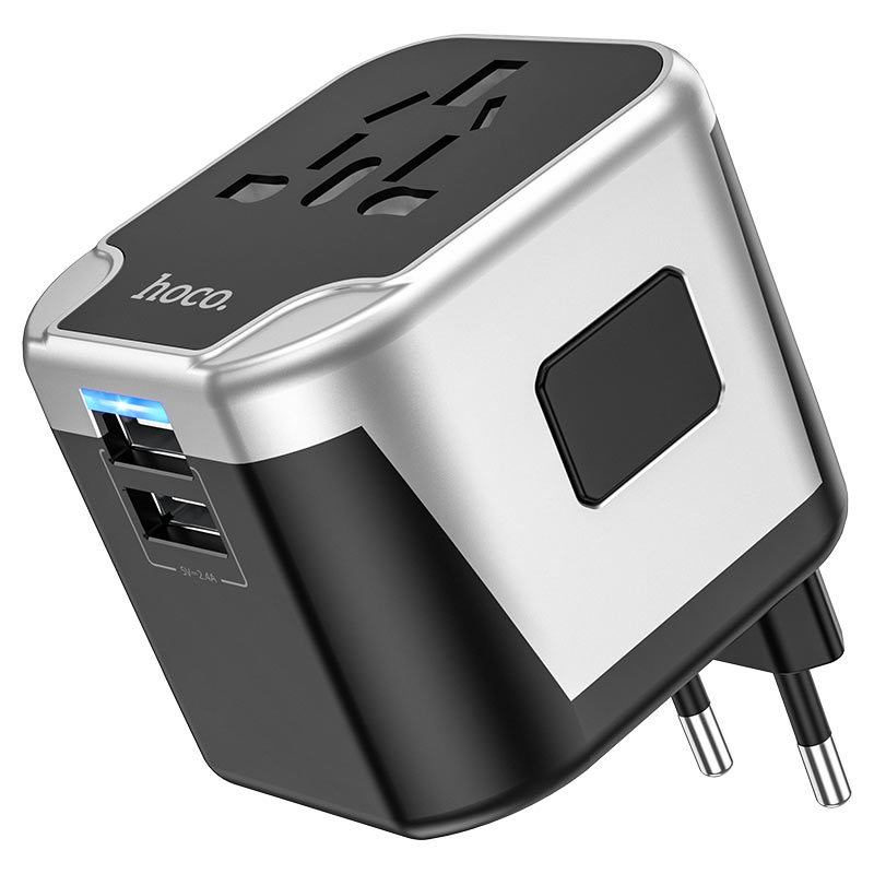 

Сетевое зарядное устройство Hoco AC5 EU/UK/US/AUS 3.0 12W, AC5 Level