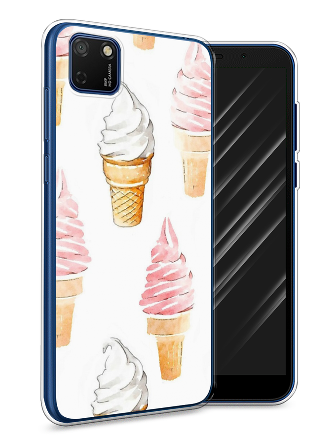 

Чехол Awog на Honor 9S "Нарисованное мороженое", Белый;розовый, 6102650-10