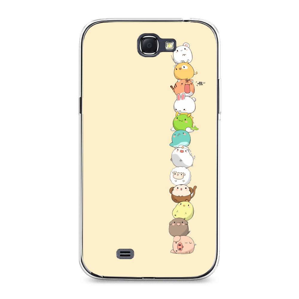 

Чехол Awog на Samsung Galaxy Note 2 / Самсунг Note 2 "Питомцы Чиби", Желтый, 23250-2