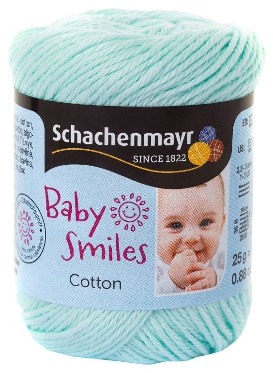 фото Пряжа schachenmayr 9807350 cotton baby smiles (01066, mint)