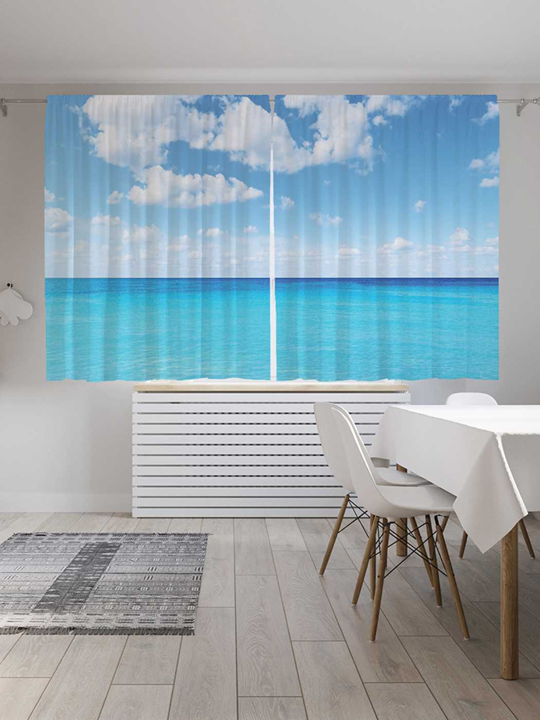 

Шторы JoyArty c фотопечатью "Карибское море" из сатена, 290х180 см, Карибское море