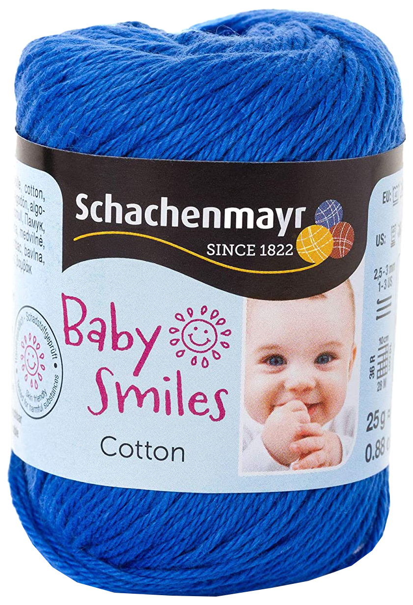 

Пряжа Schachenmayr 9807350 Cotton Baby Smiles (01053, himmelblau), Голубой, Cotton