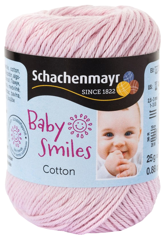 

Пряжа Schachenmayr 9807350 Cotton Baby Smiles (01035, rosa), Розовый, Cotton