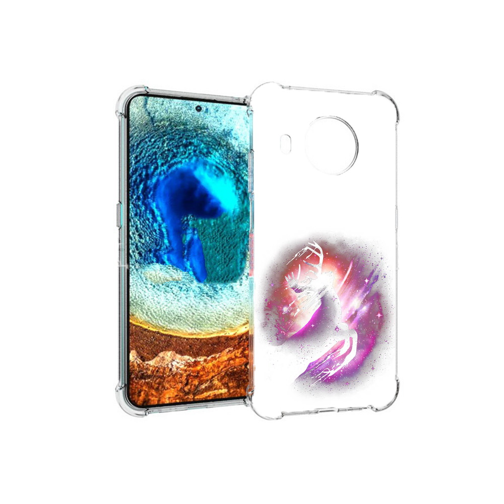 

Чехол MyPads Tocco для Nokia X20 звездный олень (PT159436.101.354), Прозрачный, Tocco