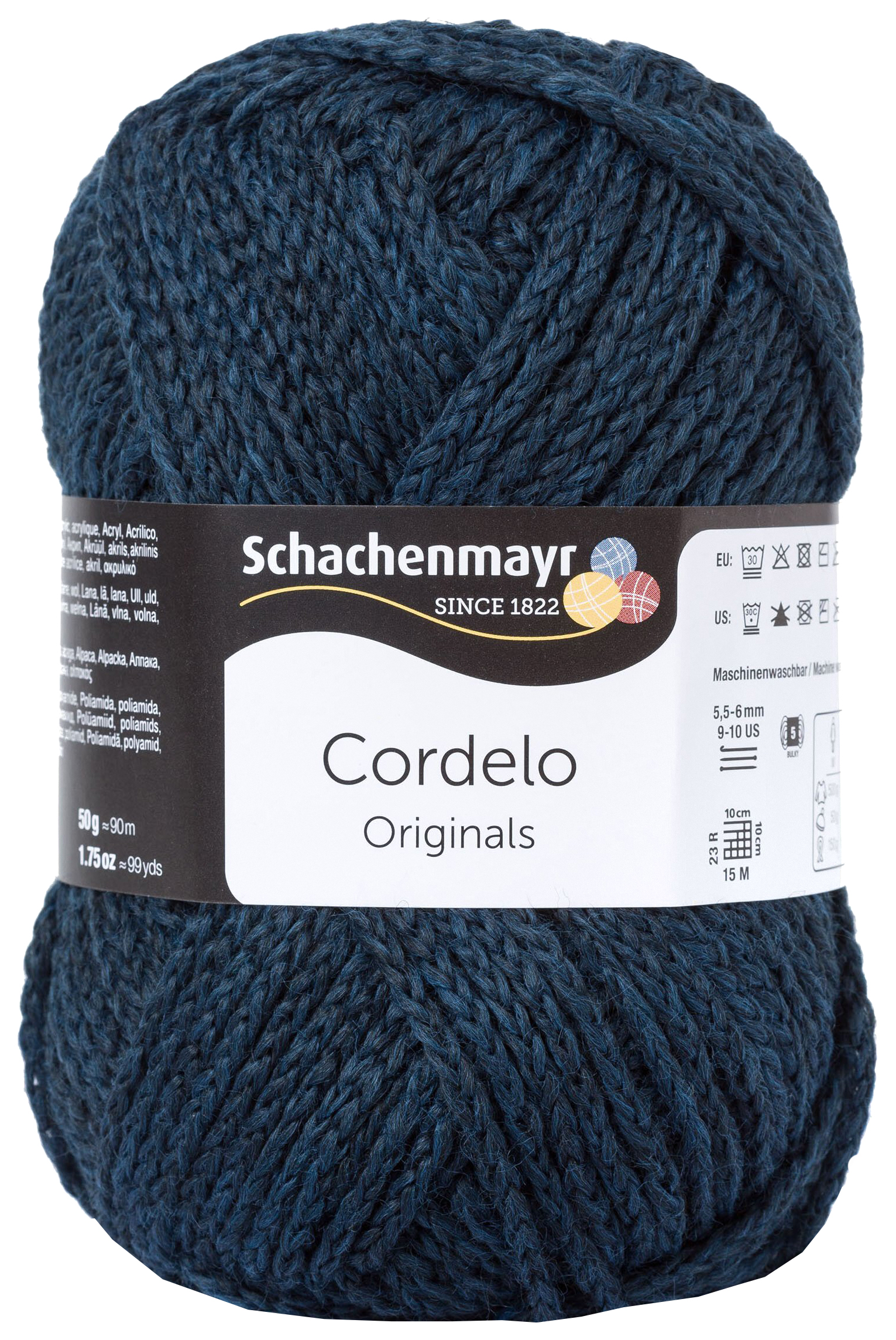 фото Пряжа schachenmayr 9807572 cordelo originals (00050, indigo)