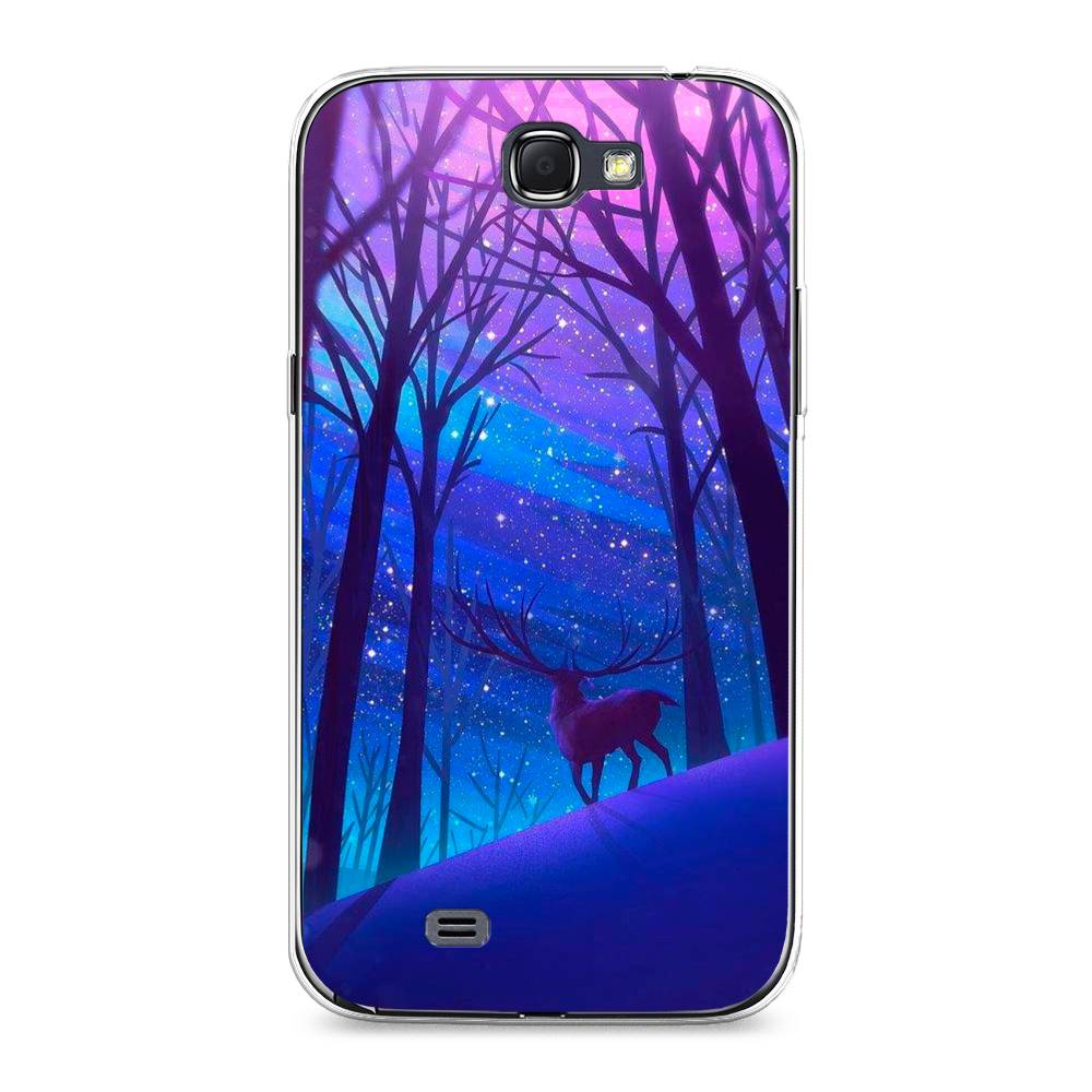 

Чехол Awog на Samsung Galaxy Note 2 / Самсунг Note 2 "Северный олень", Фиолетовый;голубой;синий, 23250-2