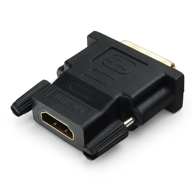 Переходник HDMI-DVI Cablexpert A-HDMI-DVI-2, 19F/19M, золотые разъемы, черный