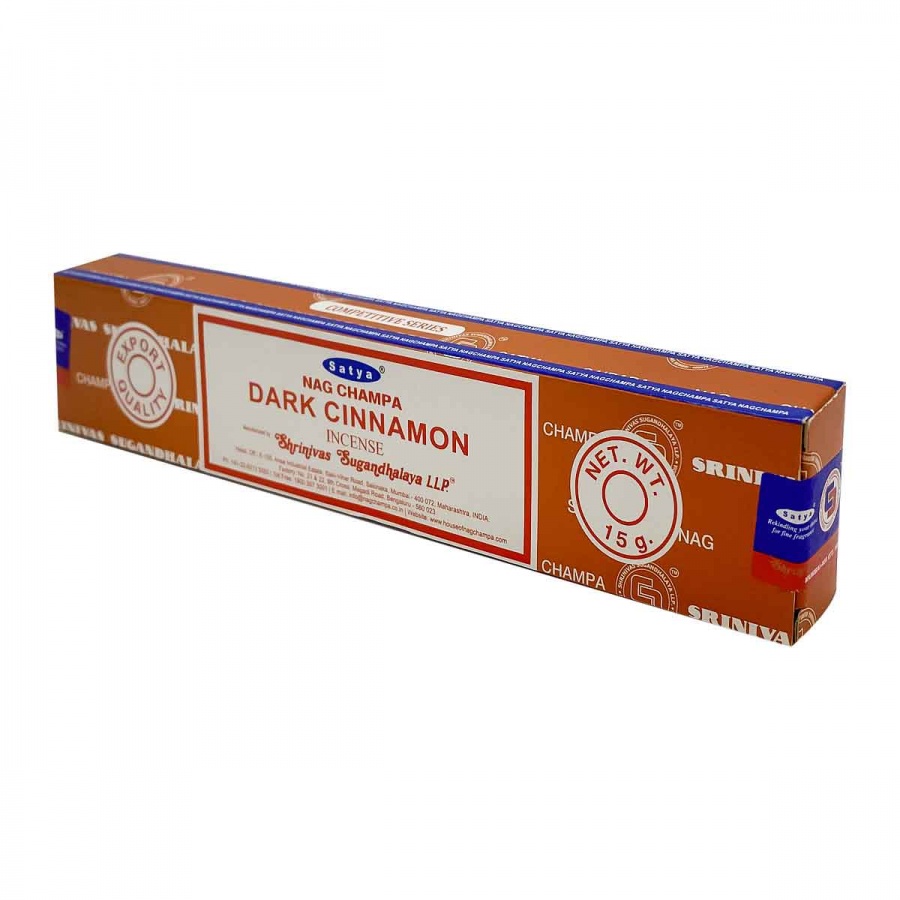 фото Благовоние темная корица (dark cinnamon incense sticks) satya 15г