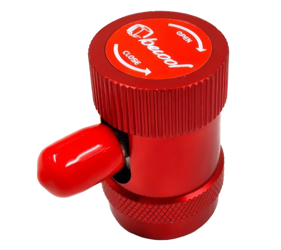

Быстросъёмная муфта Becool BC-QH 05280 с вентилем А/С 1/4" SAE 90°