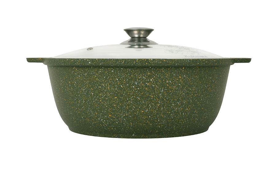 Кастрюля-жаровня Kukmara 4л Малахит ж41tsml