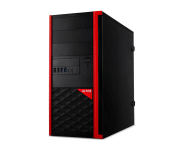 фото Рабочая станция altos p10 f7 workstation черный, красный (us.rrkta.01m)