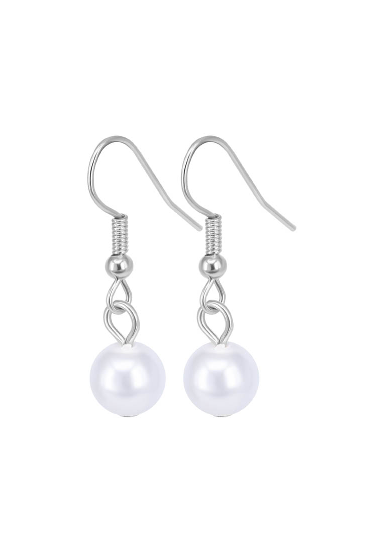 

Серьги из бижутерного сплава OTOKODESIGN 1-56814, жемчуг искусственный, 1-56814