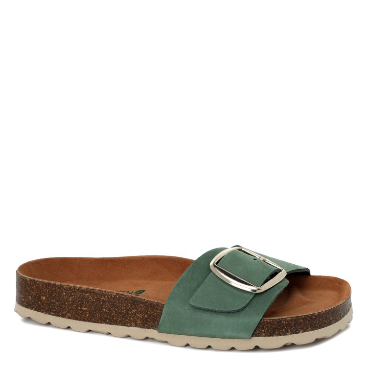 

Шлепанцы женские Bio Green PT10-12 зеленые 38 EU, Зеленый, PT10-12