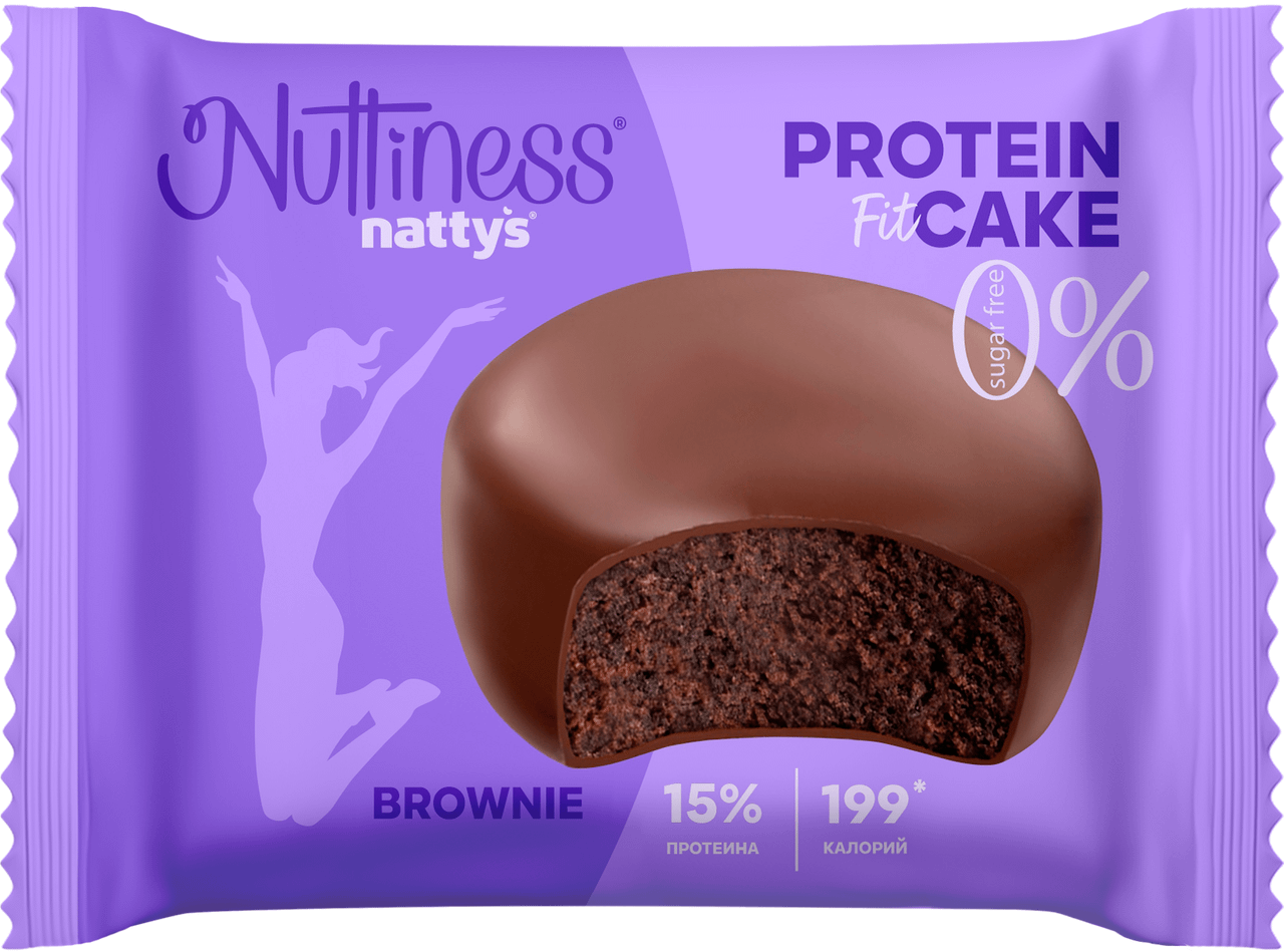 

Пирожное Nattys Nuttiness Brownie в молочном шоколаде 50 г