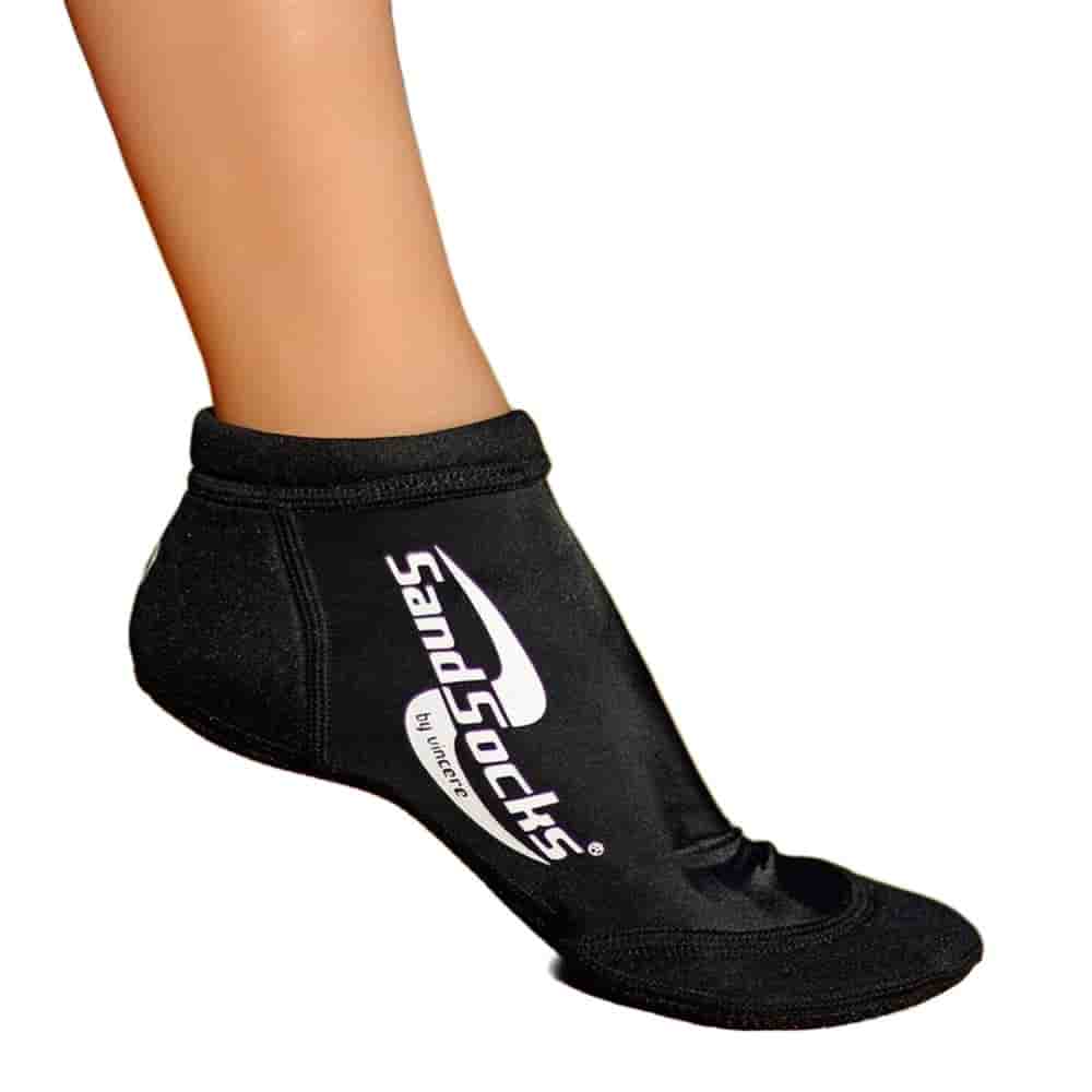 Vincere SPRITES SAND SOCKS BLACK Носки для пляжного волейбола Черный/Белый S