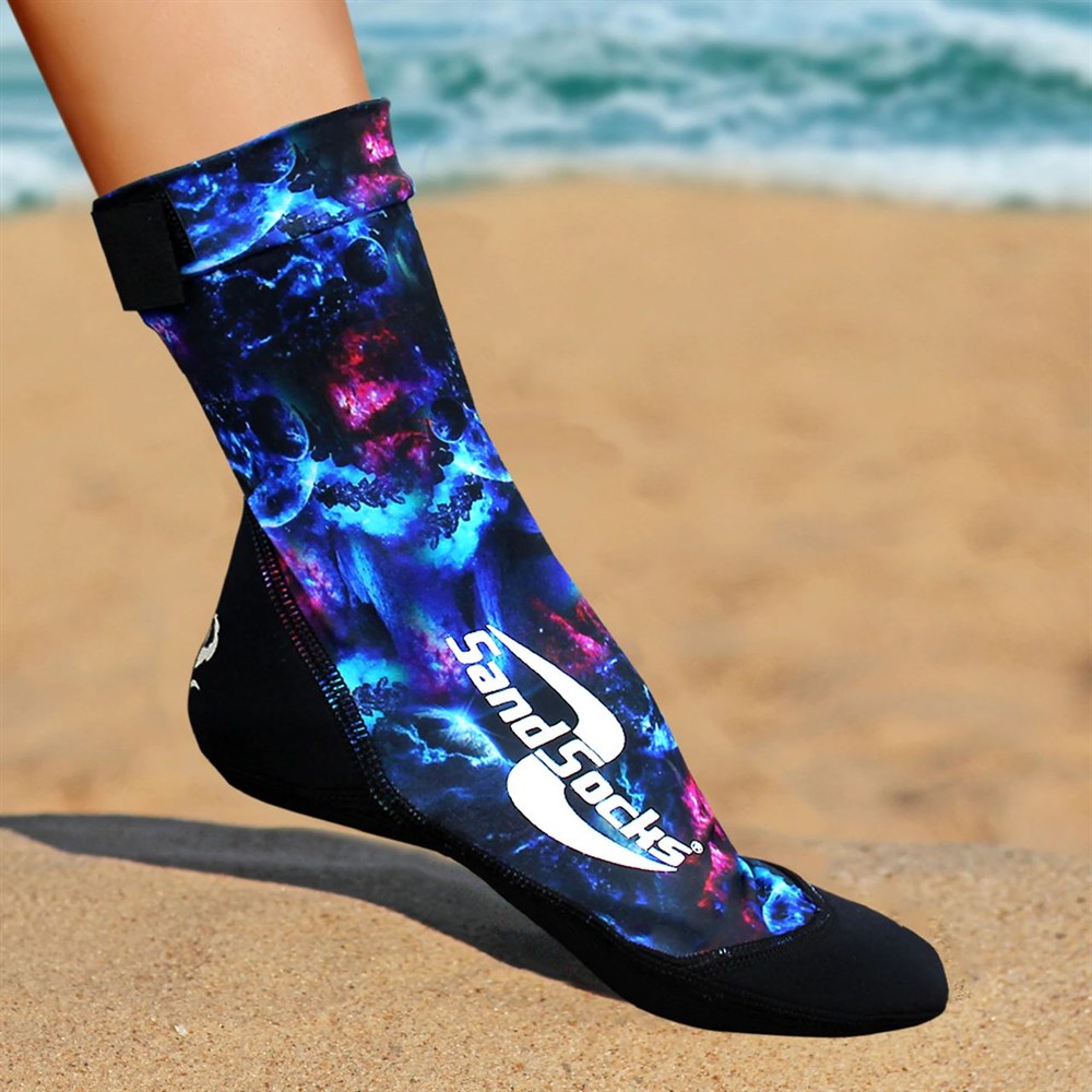 Vincere SAND SOCKS NEBULA Носки для пляжного волейбола Черный/Синий M