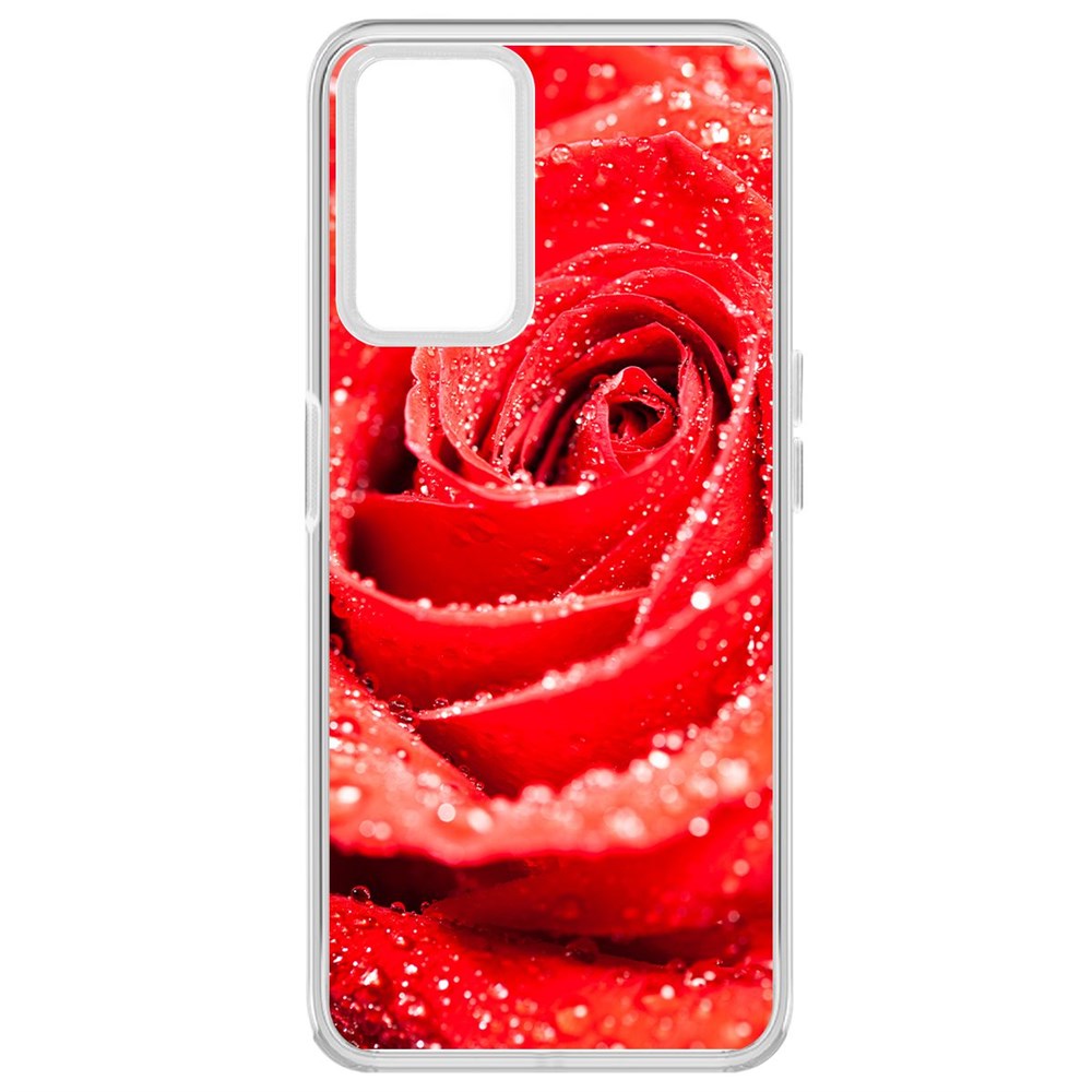 фото Чехол-накладка krutoff clear case роза для realme 9i