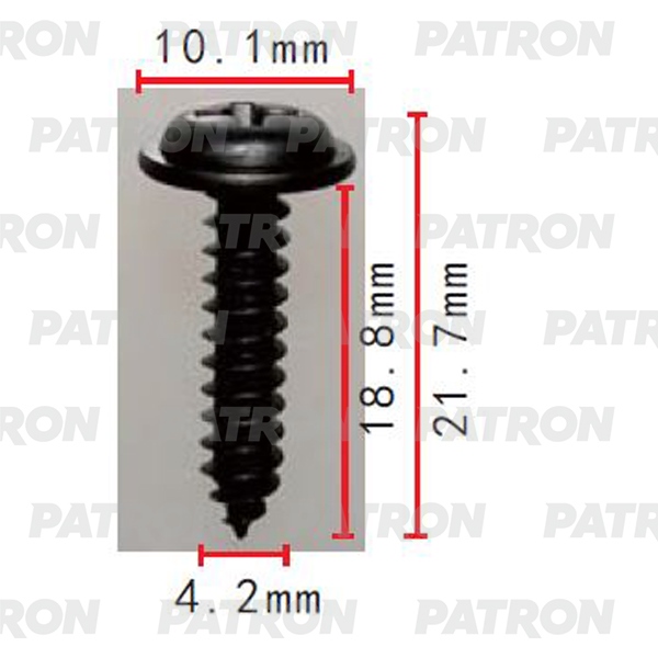 

Саморез комплект 10шт Toyota Применяемость: Саморез 42x217mm 1шт