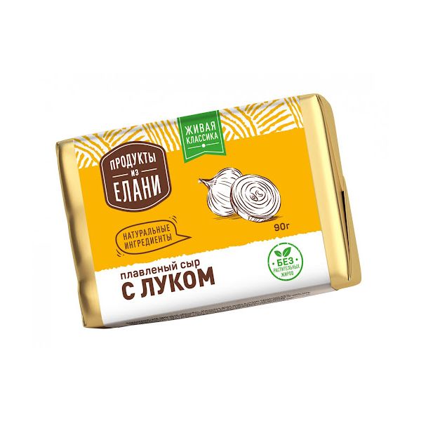 

Сыр плавленый Продукты из Елани с луком 35% 90 г