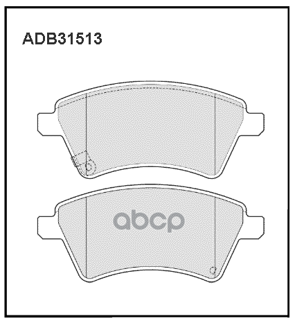 

Тормозные колодки ALLIED NIPPON передние дисковые adb31513